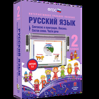 Интерактивное учебное пособие Наглядная школа. Русский язык 2 класс. Синтаксис и пунктуация. Лексика