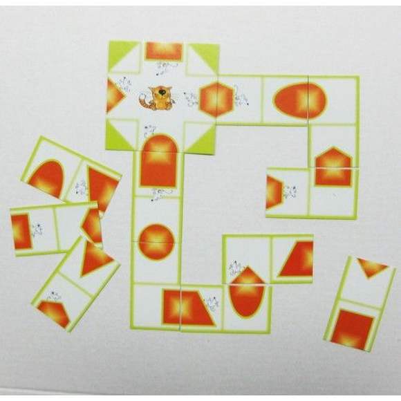 Игра Другие формы (В наборе: 36 карточек-домино, стартовая карточка), от 4-х лет