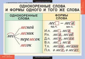 Таблицы Русский язык 2 класс 8 таблицы