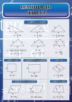 Стенд "Площадь фигур", 0,7х1 м, без карманов