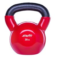 Гиря 16 кг обрезиненная Starfit красная