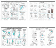 Плакаты ПРОФТЕХ "Основы фрезерного дела" (20 пл, винил, 70х100)