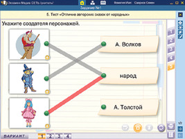 Наглядная начальная школа. Сетевая версия. Тесты. Литературное чтение 1 класс