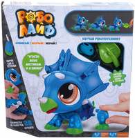 Интерактивная игрушка 1TOY Робо Лайф Динозаврик пластик/металл синий (от 4 лет)