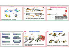 Плакаты ПРОФТЕХ "Пайка. Приемы пайки" (6 пл, винил, 70х100)