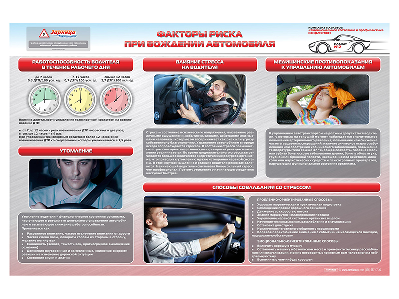 Психофизиологические особенности деятельности водителя