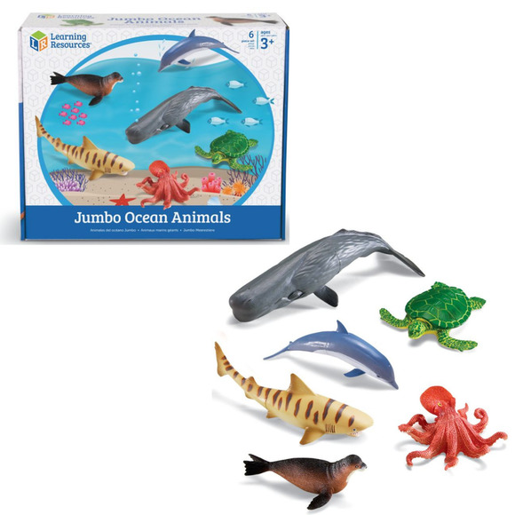 LER0696 "Развивающая игрушка Обитатели океана"  (6 элементов)