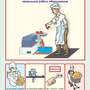 Комплект плакатов «Охрана труда в общественном питании (пищеблоке)» 5 плакатов, 59х84 см, А1, двухст