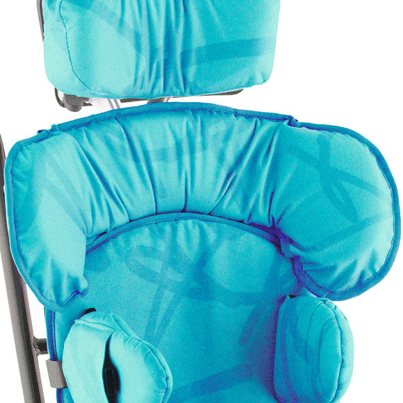 Кресло функциональное Сквиглз OttoBock (цвет голубой,подголовник с боковыми поддержками)