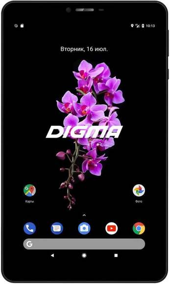 Планшет DIGMA CITI Octa 80,  4GB, 64GB, 3G,  4G,  Android 9.0 черный