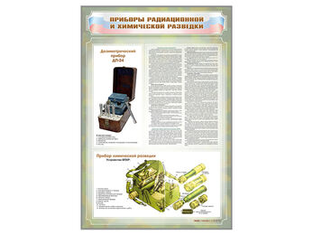 Стенд "Приборы радиационной и химической разведки"