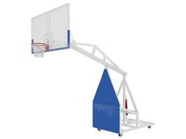 Стойка баскетбольная мобильная ИГРОВАЯ, вынос 3,25 м, с противовесами