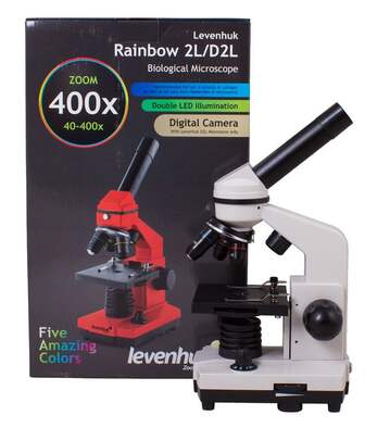 Микроскоп Levenhuk Rainbow 2L , 40–400 крат