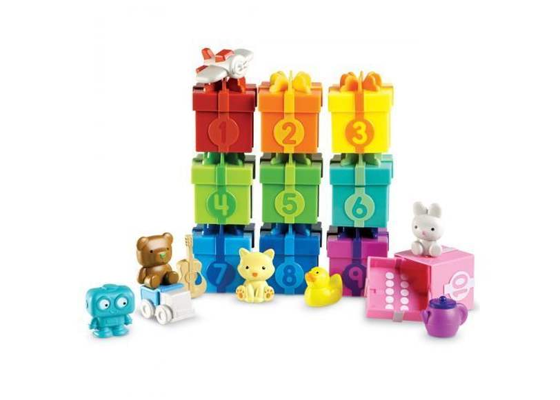 LER6803 Развивающая игрушка "Подарочки с сюрпризом"  (30 элементов)