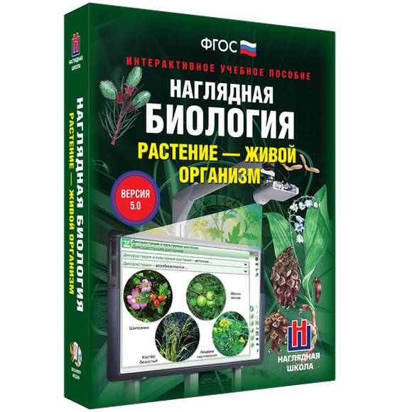 Наглядная биология. Растение - живой организм, 6, 7 кл.