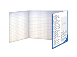Доска магнитно-маркерная трехэлементная с информационным материалом "Наряды-допуски к работе"