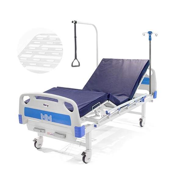 Кровать медицинская функциональная механическая Barry с принадлежностями, вариант исполнения: Barry 