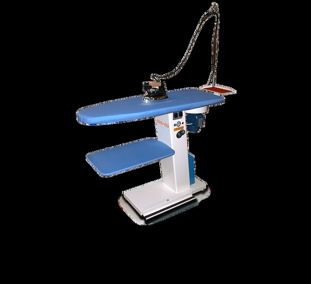 Вакуумный гладильный стол со складывающейся рабочей поверхностью с парогенератором (5 л) и утюгом. Р