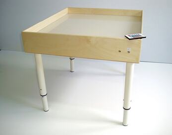 Световой стол из фанеры для рисования песком (песок в комплект не входит), W70 L63 H63