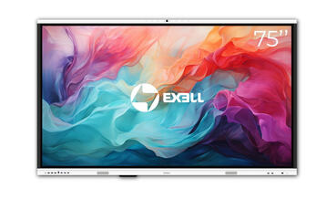 Интерактивная панель EXELL EXID-752SC-V2: 75", 4K, 8/128ГБ, 40 касаний, камера