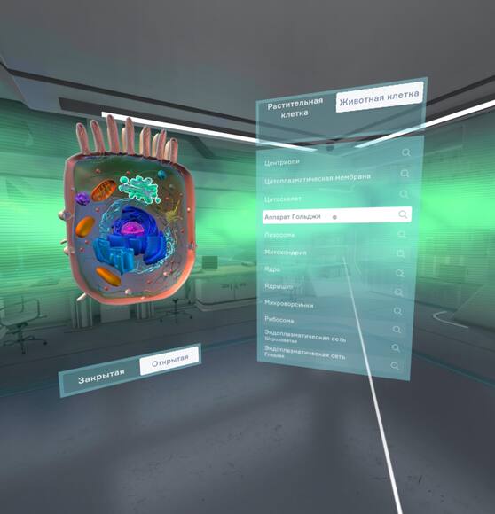 Виртуальная лаборатория Биология. Цитология VR 5-11 класс