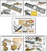 Плакаты ПРОФТЕХ "Самоходная жатка ЖВ-12,8" (6 пл, винил, 70х100)