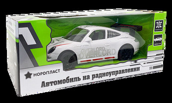 Автомобиль РУ НОРДПЛАСТ арт.9/0016, свет.фары, 1:16, белый