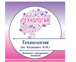 Комплект электронных плакатов «Технология (по Казакевичу) 6 класс»