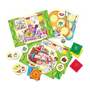Игра Куча Мала (В комплекте: 36 круглых карточек с изображением предметов, 9 карточек-палитр, 6 игро
