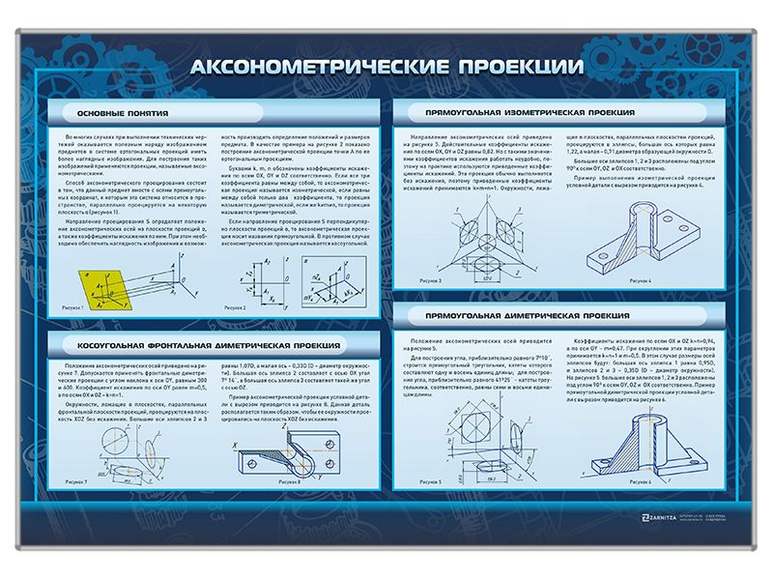 Комплект стендов «Инженерная графика и начертательная геометрия» (8шт)