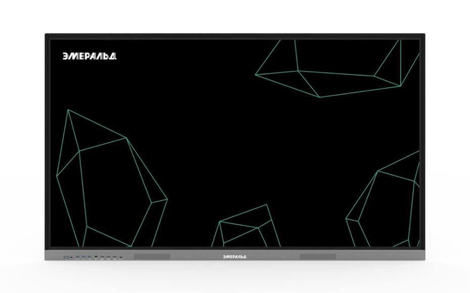 Интерактивная панель ЭМЕРАЛЬД EML651 65" (IR, 350 нит, 4K, RAM 8Гб, ROM 128Гб, Android 14.0)