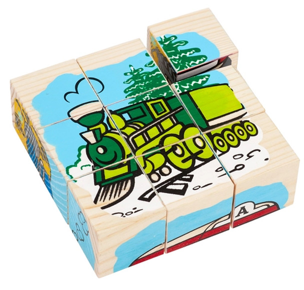 Кубики "Транспорт" 9 шт.