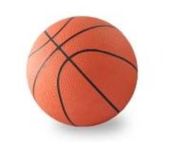 Мяч баскетбольный, звенящий, развивающая игра для слабовидящих и незрячих людей, резина, оранжевый,
