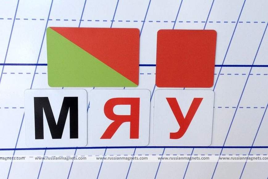 Набор магнитных карточек для фонетического разбора "Мяу" (Арт. 2024)