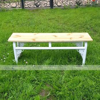 Скамья для летнего кафе 450х1200х305 мм