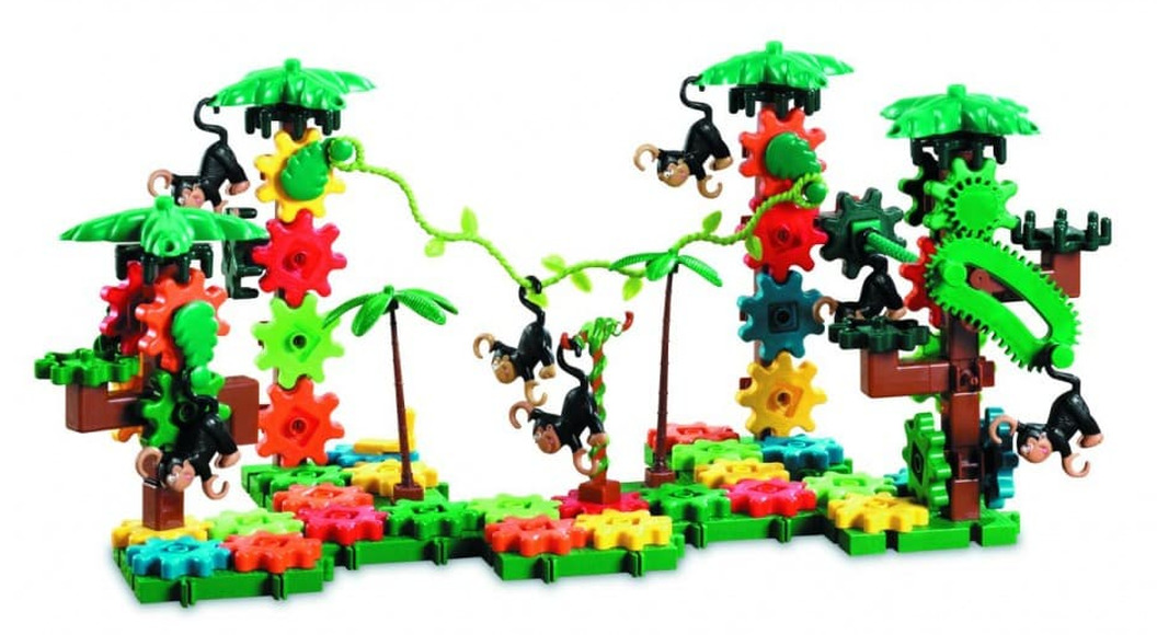Набор деталей для сборки модели джунглей с обезьянками
