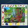 Плакат магнитный "Природное сообщество леса" с методическими рекомендациями