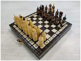 Игра-Пособие "Шахматы+Шашки" (Мини-Формат)