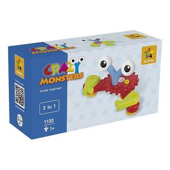 Юный инженер JUNIOR ENGINEER - CRAZY MONSTERS/Юный инженер-Сумасшедшие монстры, 1+