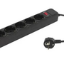 Сетевой фильтр PC PET AP01006-1.8-B, 1.8м, черный