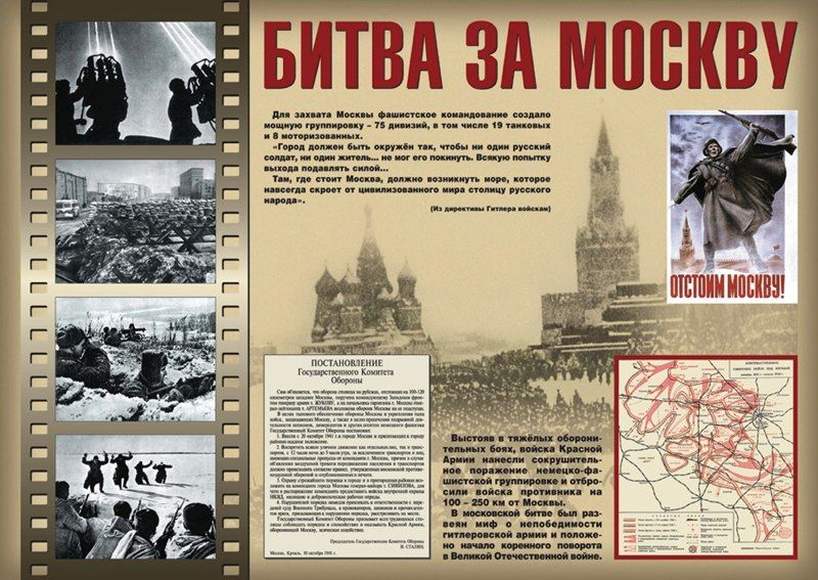 Защита москвы 1941 картинки