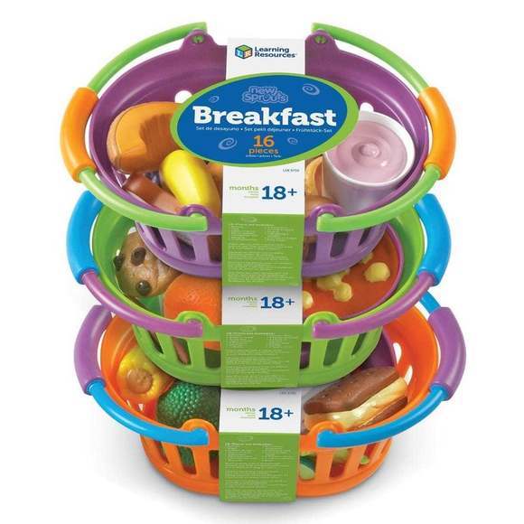 LER9733 Развивающая игрушка Мы растем "Сытный завтрак, Вкусный обед, Полезный ужин"  (серия New Spro