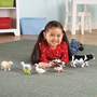 LER0835 Развивающая игрушка «Животные фермы. Мамы и малыши» (8 элементов)