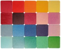Пластины цветные 9х9 см