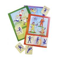 Игра Левое и правое (В наборе: 12 игровых полей, 36 маленьких карточек ), от 6 лет