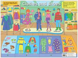 Одежда и обувь. Clothes and Shoes. Наглядное пособие по английскому языку