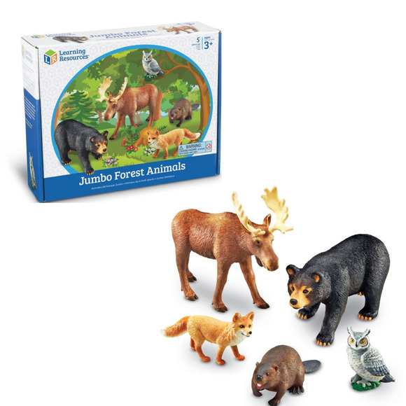 LER0787 "Развивающая игрушка Животные леса"  (5 элементов)