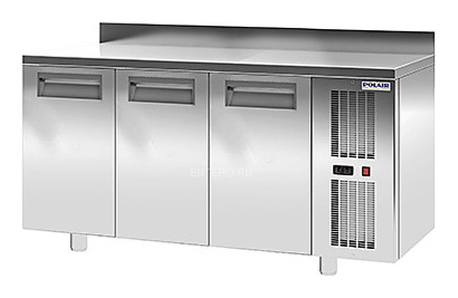 Холодильный стол TM3GN-GC, 1630х705х850/910 мм, 450л., °C -1…+10, линия Grande / POLAIR