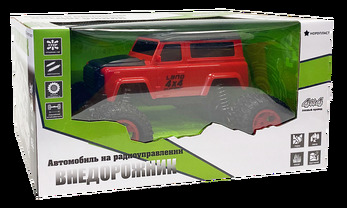 Автомобиль РУ НОРДПЛАСТ арт.9/0018, ВНЕДОРОЖНИК, 1:14, красный