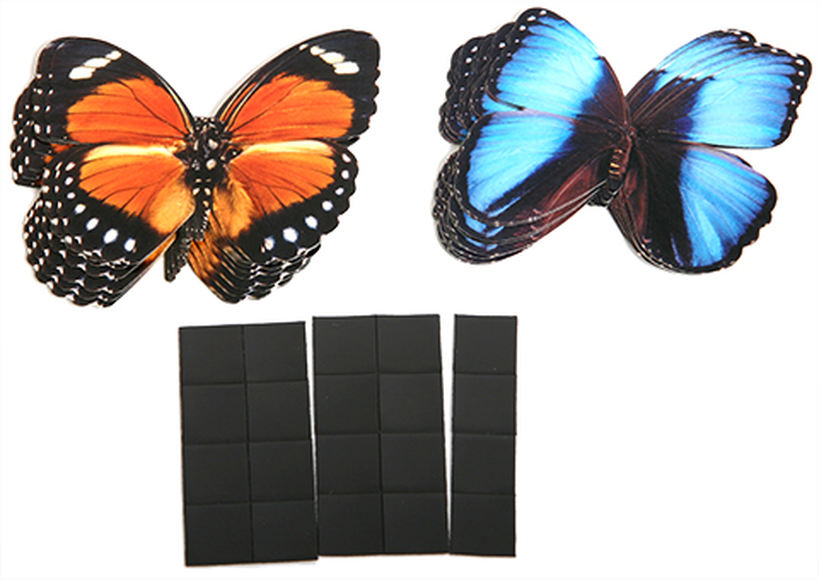 Счетный материал на магнитах Бабочки(с+к) 20 штук
